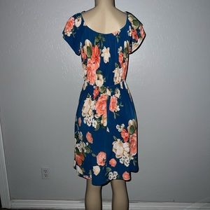 Kaileigh Off the Shoulder Floral Dress